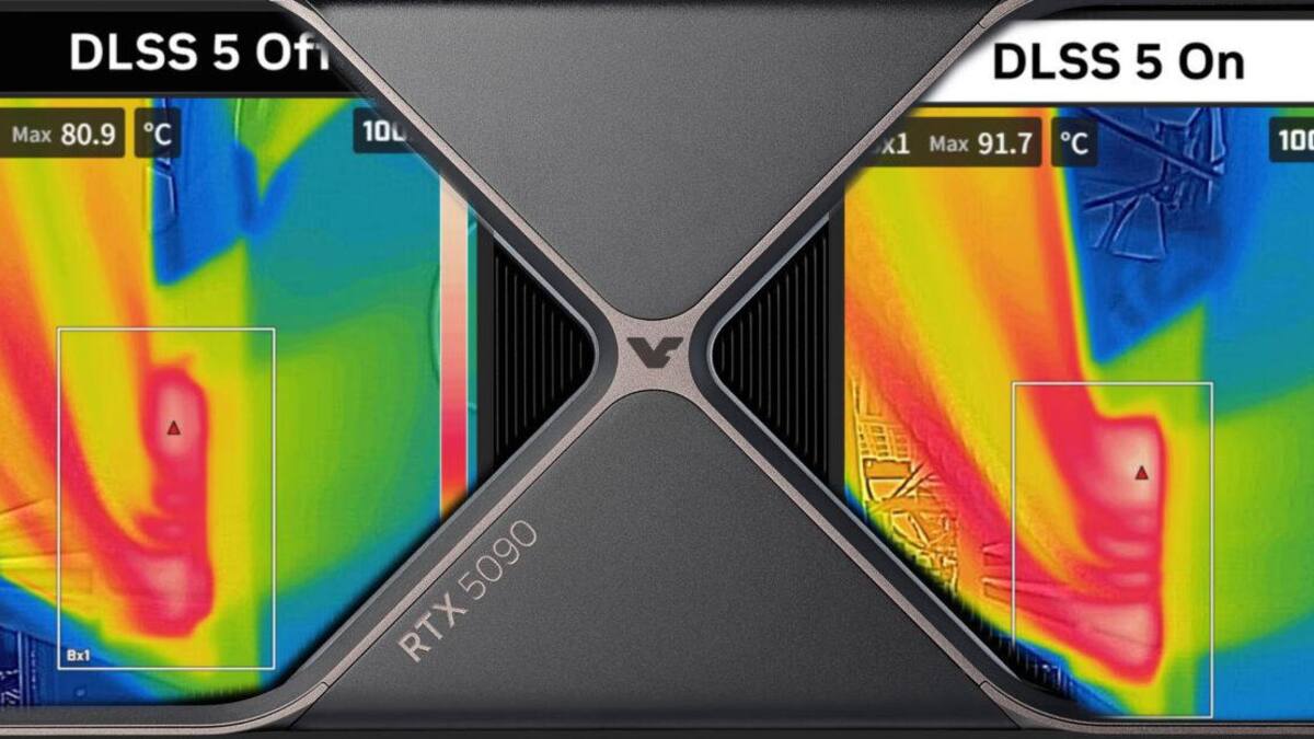Тест RTX 5090 в Cyberpunk 2077 с DLSS 5 нагрел разъем питания до 91,7 °C
