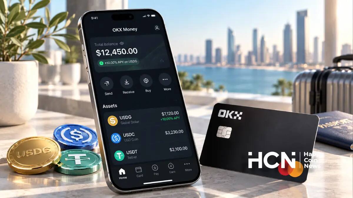 OKX запустила приложение Money с доходом до 10% на USDG и картами для платежей
