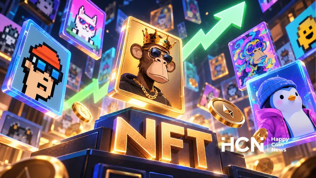 NFT-продажи за неделю выросли на 66,58% до $76,56 млн, биткоин обошел Ethereum