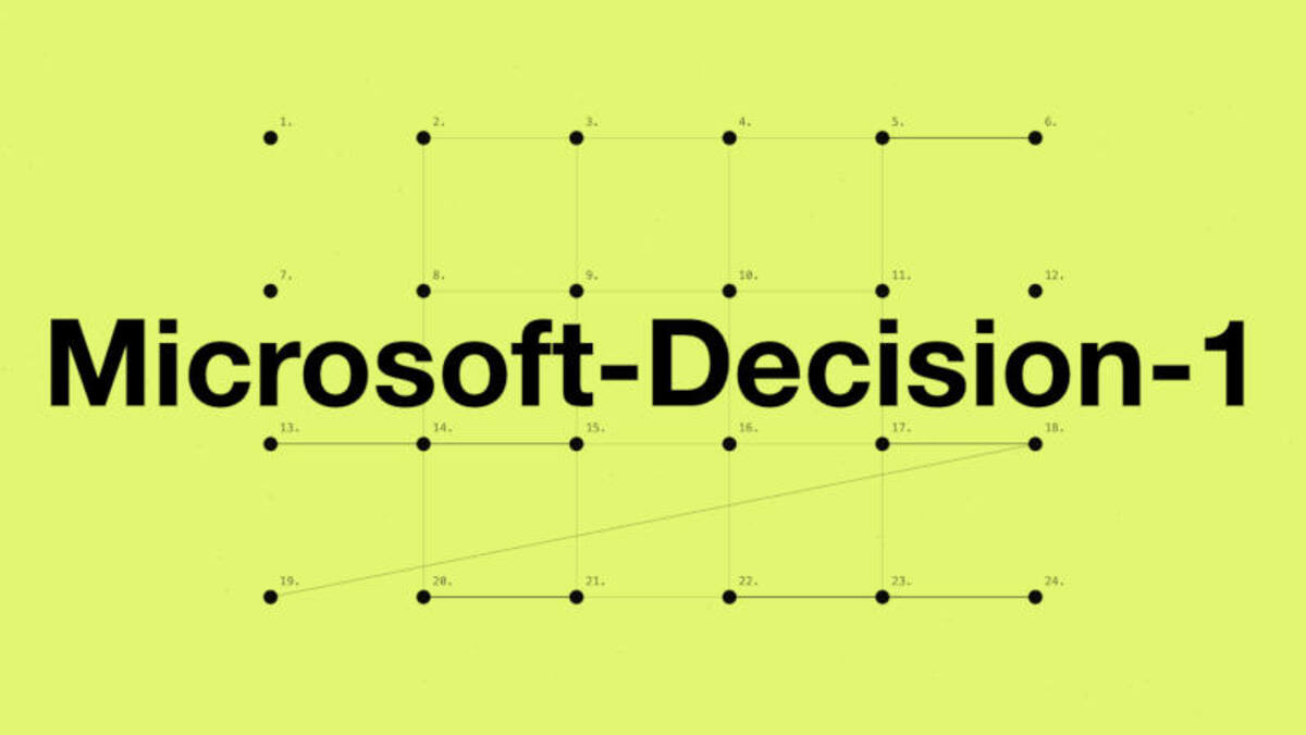 Microsoft показала модель Decision-1 со задержкой в 35 раз меньше GPT-6 Sol