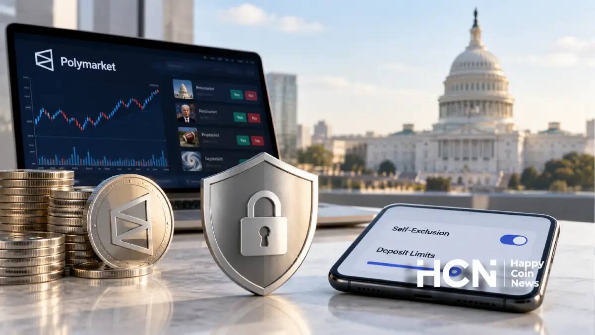 Polymarket ввела самозапрет на торговлю и лимиты депозитов