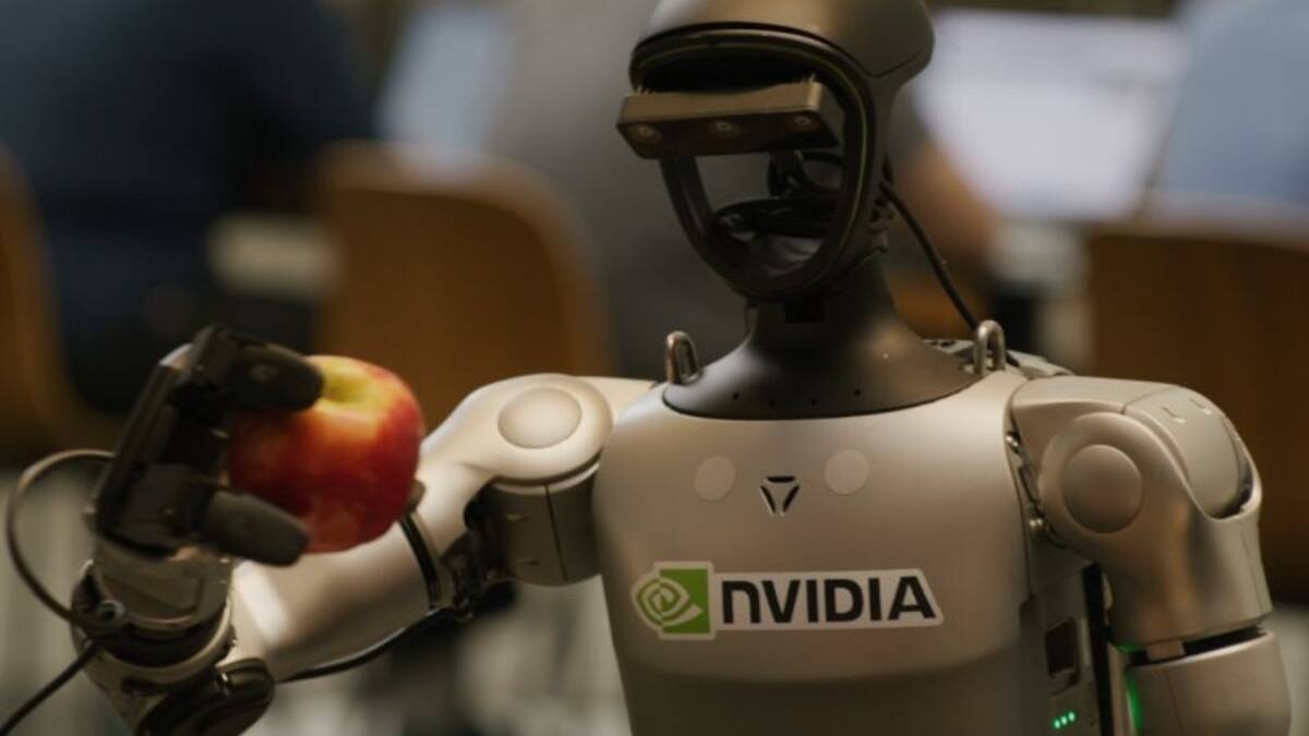 Nvidia заняла 61 % рынка чипов для человекоподобных роботов