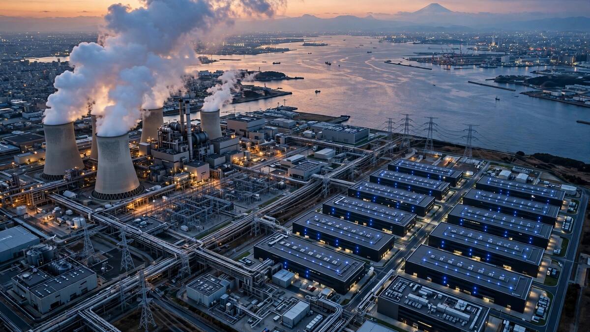 Jera построит дата-центр на 400 МВт при газовой электростанции в Тиба