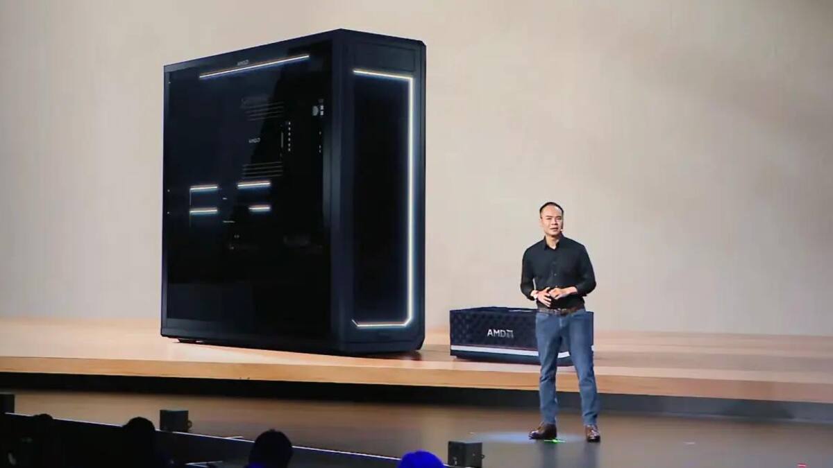 AMD представила станцию Threadripper Halo Station с 96-ядерным CPU и двумя ИИ-ускорителями