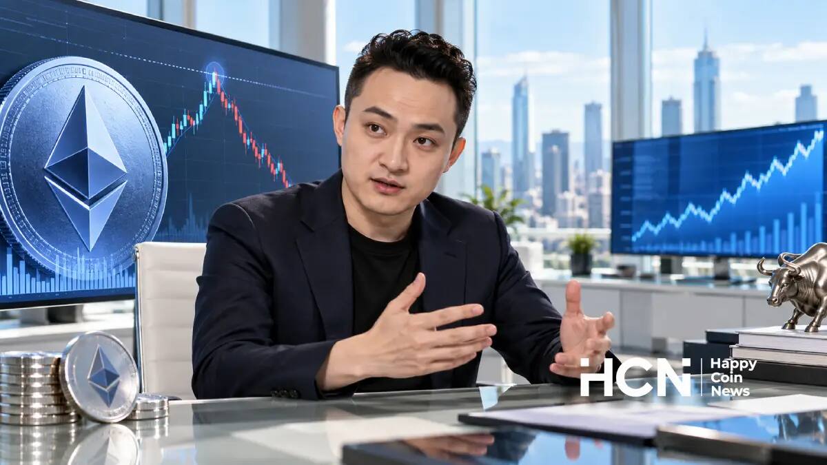 Джастин Сан заявил о продаже 80–90% своих ETH и назвал биткоин уязвимым к ИИ и квантовым вычислениям